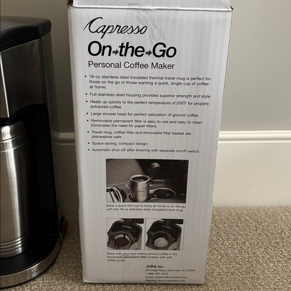 Capresso On The Go Personal Coffee Maker - Picture 7 of 7
